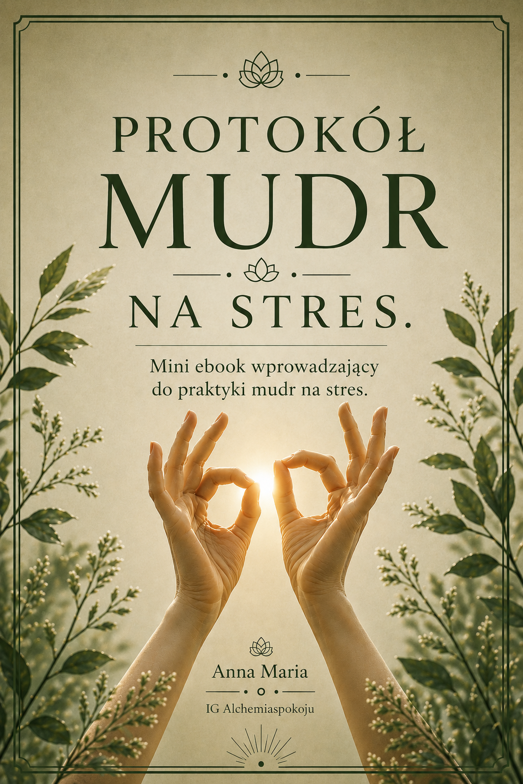 Protokół mudr na stres. Mini ebook.